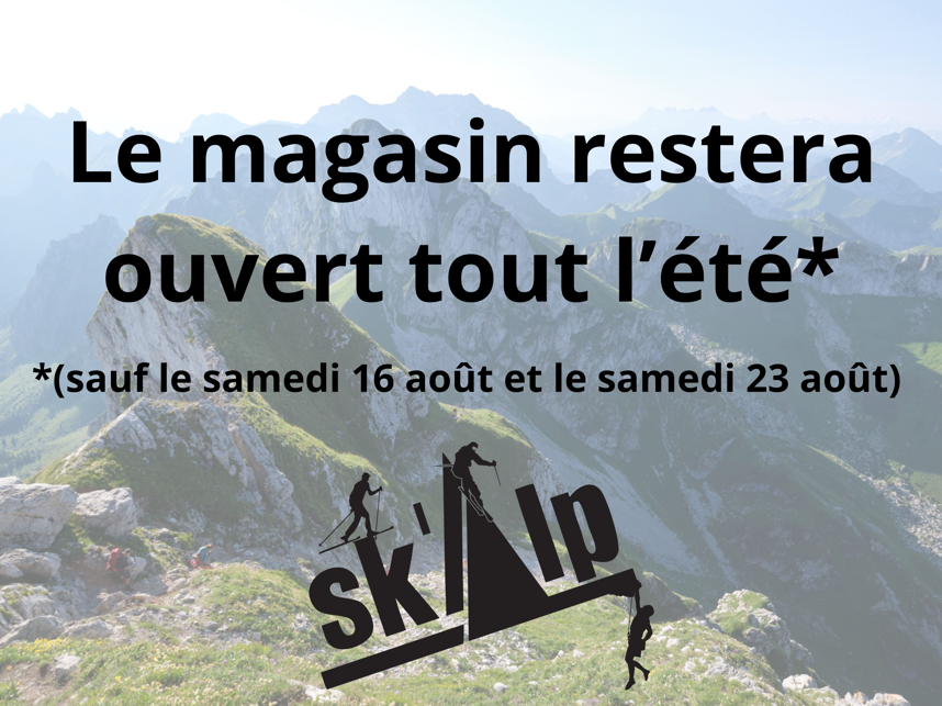 OUVERT TOUS L'ETE